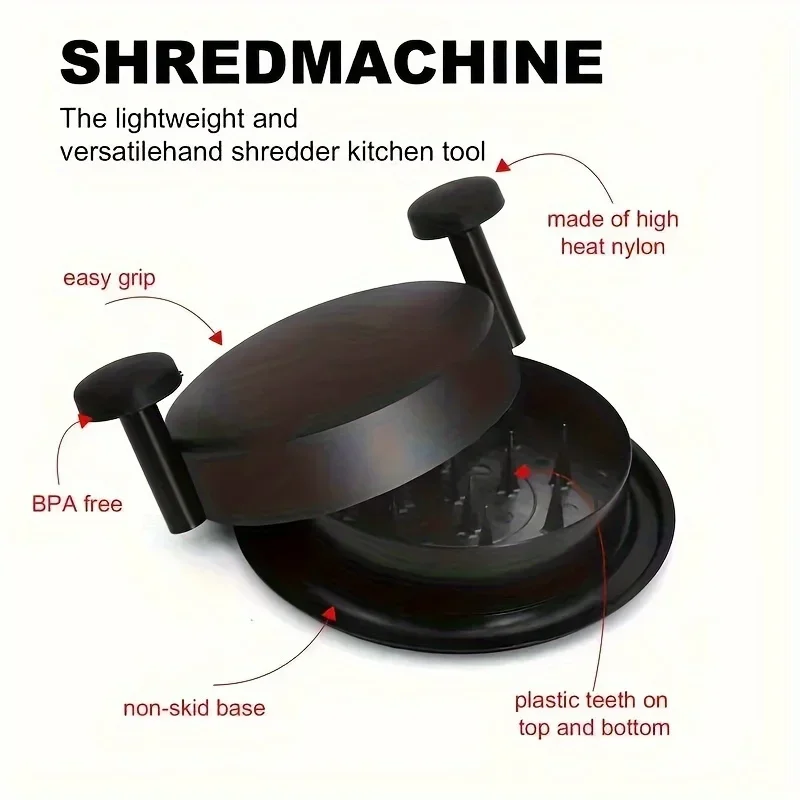 Chicken Shredder Meat Separator Slicer Crusher Manual Washable Reusable Kitchen Gadgets