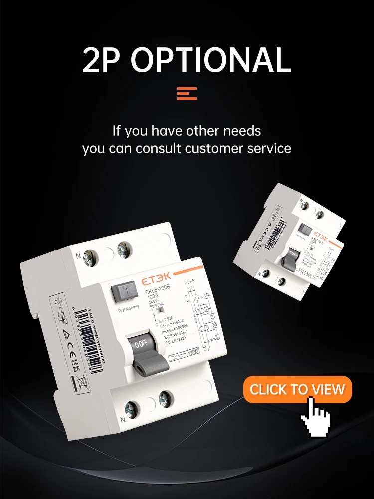 corrente residual evse 2p 4p ac 40a