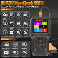 HUMZOR NC610 12V/24V Code Reader Live Data OBDII Engine J1939 For Car Automotive Scanner For Truck OBD 2 OBD2 Diagnostic Tool 1