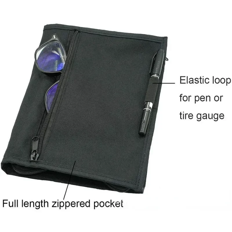 Car Interior Supplies Oxford Cloth Multi-pocket Portable Document Storage Bag Glove Box Manual Registration Card Storage Bag