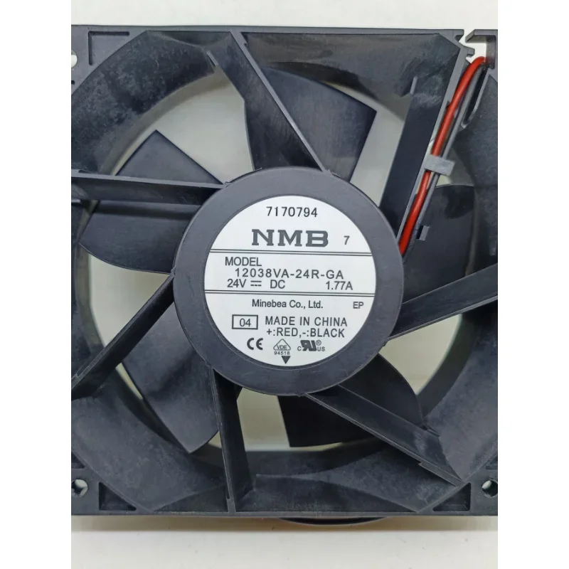 CPU 냉각 선풍기, NMB 12038VA-24R-GA 24V 1.77A 컨버터 쿨러 선풍기 12038 12cm 120x120x38mm