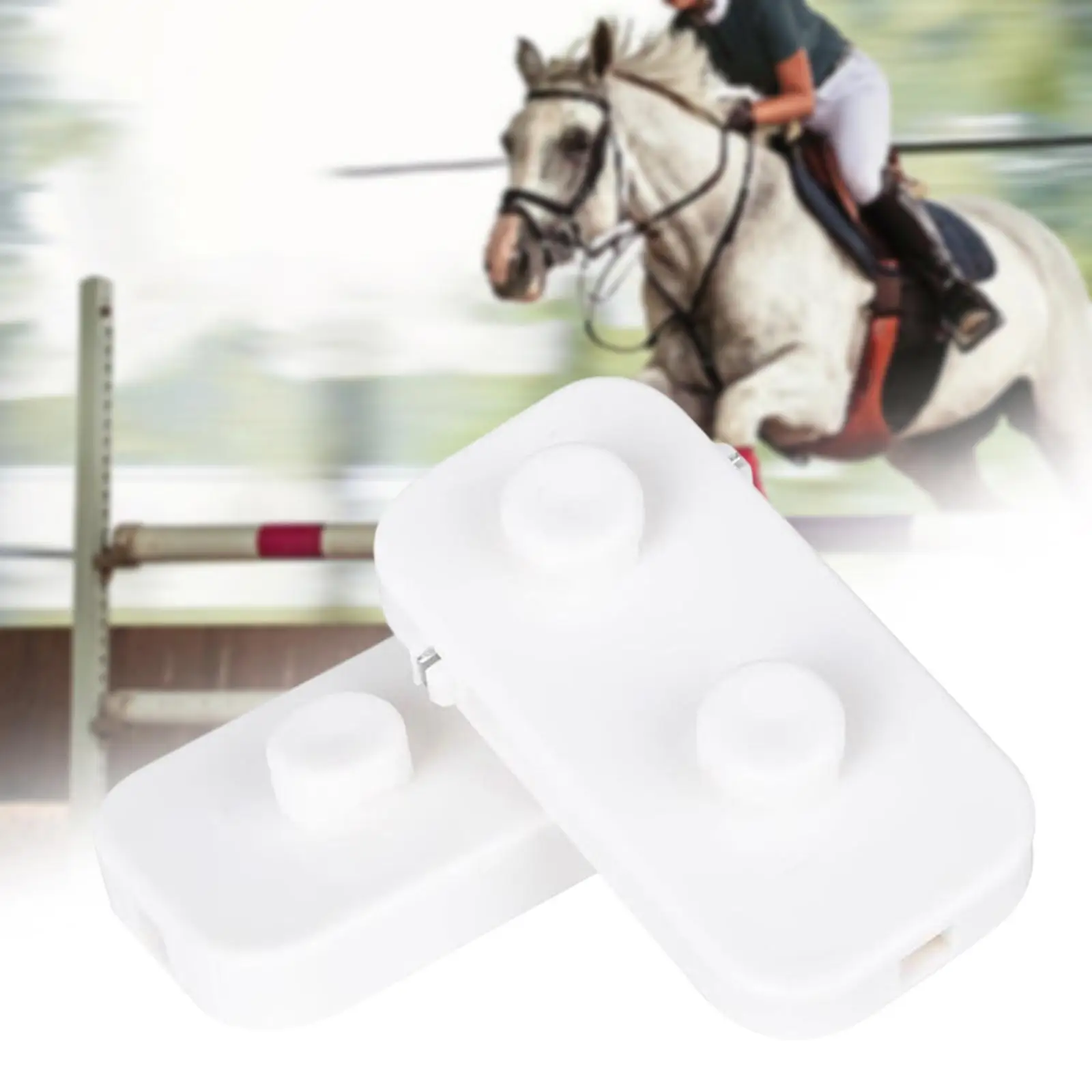 2x Horse Competition Breakaway Jump Cups Adapters latches Security Locks Riders for Obstacles Poles Cups 4
