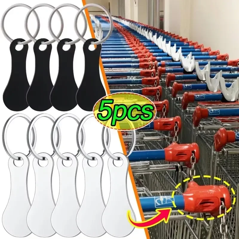 Tokenrings Keychains Shopping Trolley Token Coin Keyring key chains