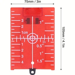Magnetic Heavy - Duty Laser Target with Enhanced Brightness and Secure Stand (Red)