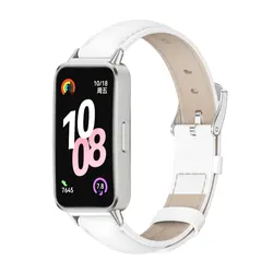 Soft Leather Wrist Strap for Smart Bracelet Replacement (1)