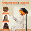 Ionic Hooded Hair Dryer with Variable Speed & Temperature Adjustment, 1875W, Sit Under Hair Dryer with Timer for Beauty Sa 6