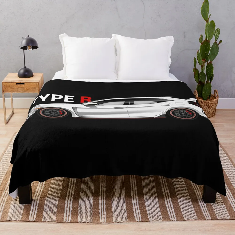 

Civic Type R Throw Blanket Custom Blanket Thermal Blankets For Travel Personalized Gift