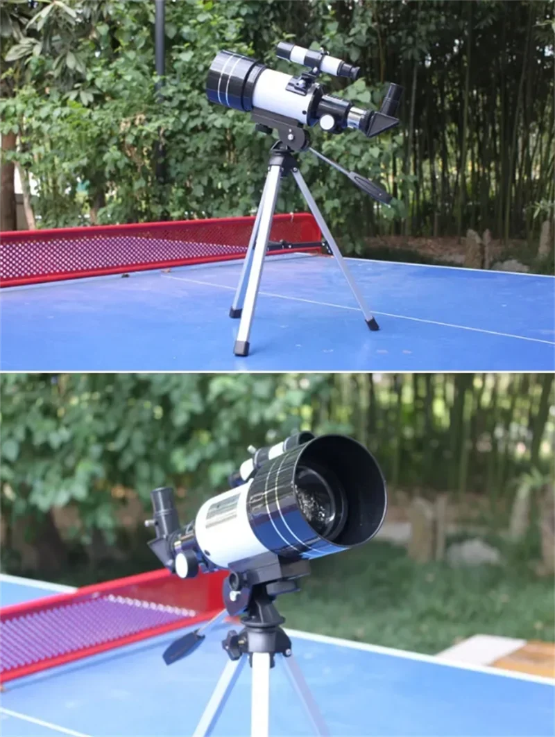 S26c59a4a45a2402db01abe761b34b32f1 Teleskop astronomiczny z Finderscope Profesjonalna obserwacja księżyca dla dzieci Okulary HD o dużej mocy