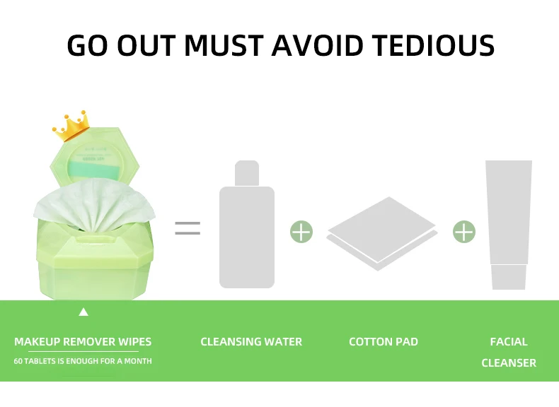 Description Picture 5 of itemMoisturizing Makeup Remover Wipes Clean, soft, firm and soothing moisturizing makeup remover wipes