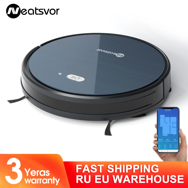 Neatsvor X500 Robot Vacuum Cleaner Smart Mapping,app & Voice Control