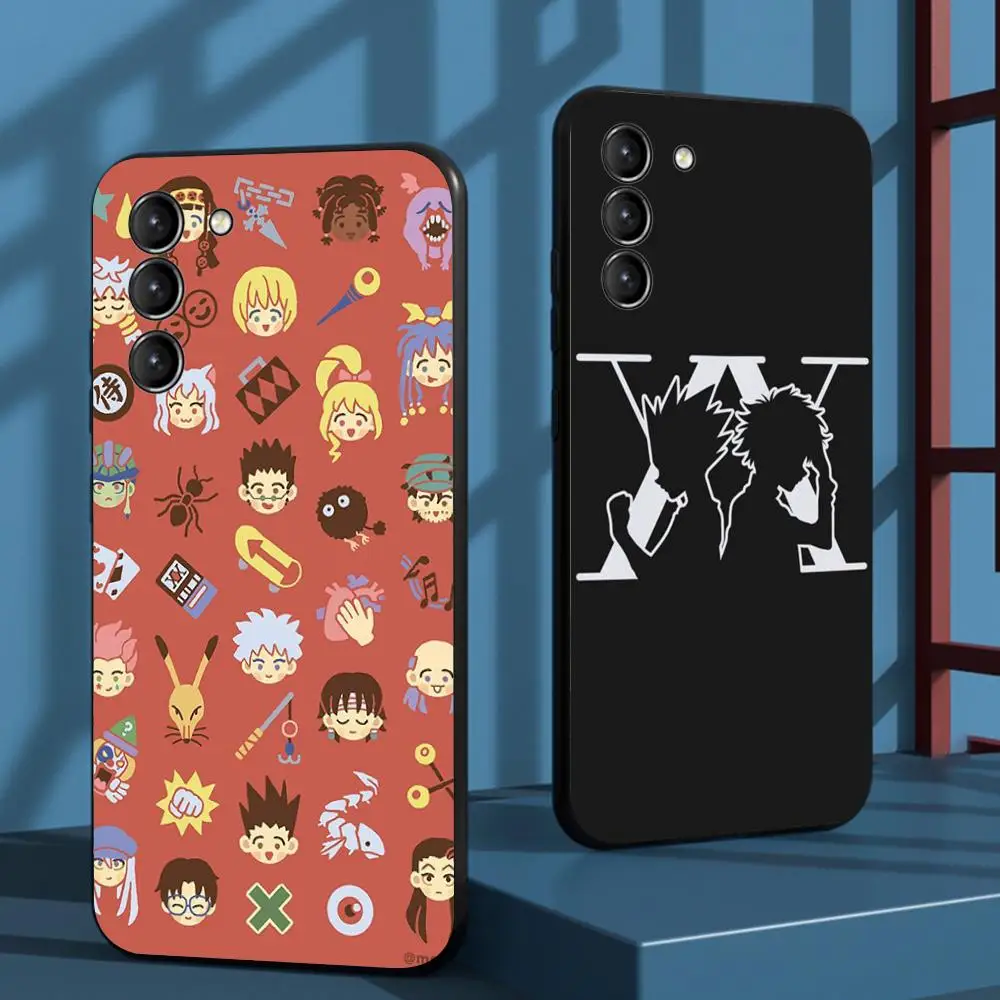Vibrant Anime Art Black Phone Case - Hunters X Edition