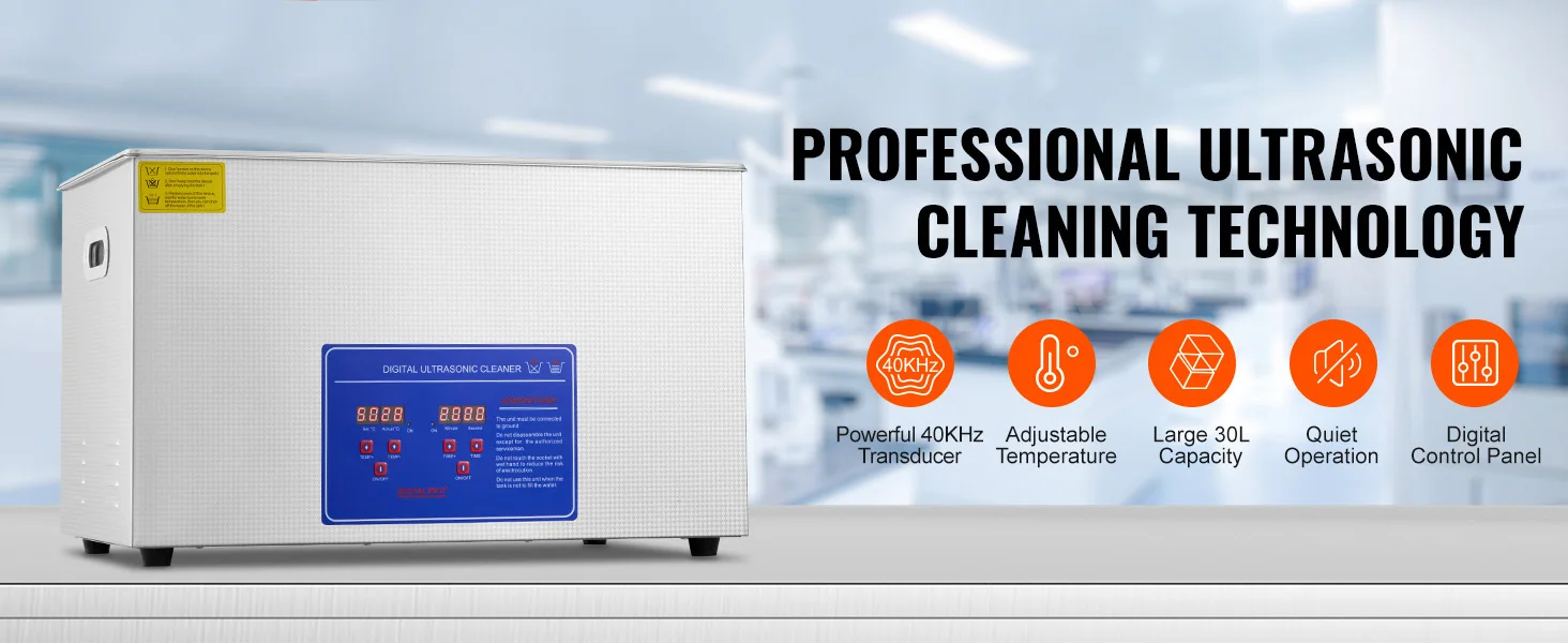 Large capacity ultrasonic cleaner