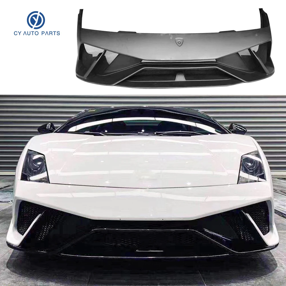 Pare-Chocs Avant Automatique En Fibre De Carbone Pour Lamborghini Gallardo Lp550, Style De Course, Rénovation, 560, 570