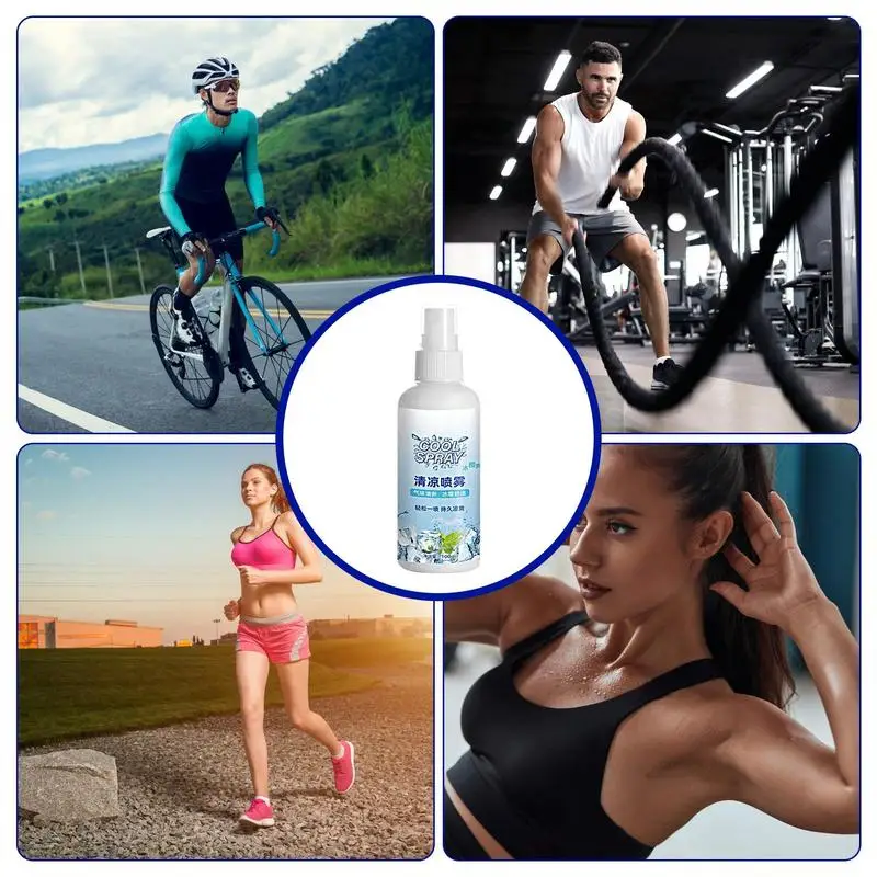 Cooling Mist Spray Misty Fast Freeze Spray Cooling And Hydrating Face Body Mist Skin Stress Relief Continuous