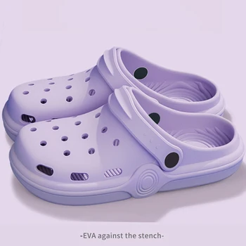 Dongdong Scarpe da donna Nuova tendenza Estate Suola spessa Aumenta antiscivolo Moda Lavoro Spiaggia Baotou Sandali scivolosi 1