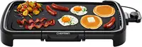 XL Electric Griddle with Removable Temperature Control, Immersible Flat Top Grill, Burger, Eggs, Pancake Griddle NEW USA 1