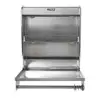 Aluminum Work Station Cabinet Flip-Out Work Tray Paper Towel Rack Organizer Trailer Shop Storage Shelf Foldable Lightweight 2