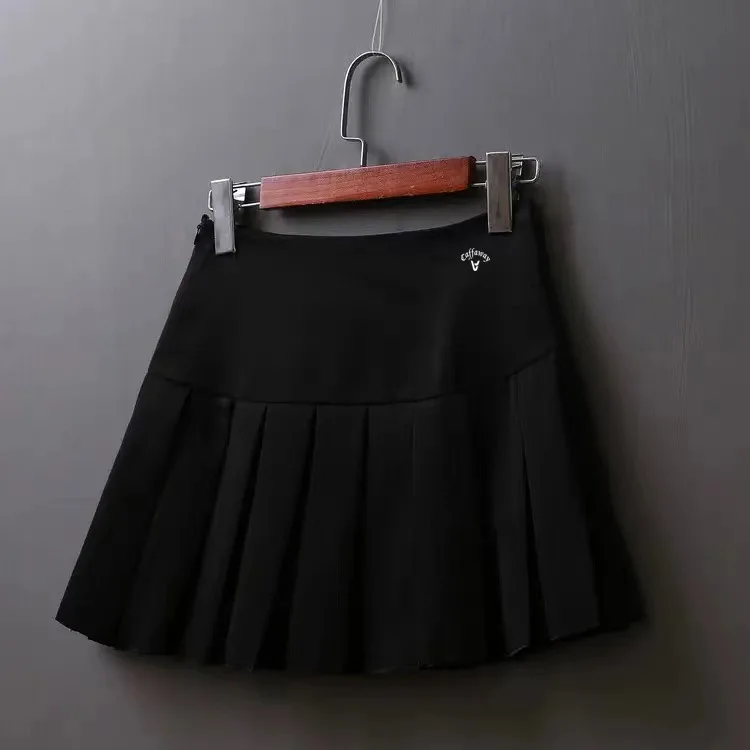 Women's luxurious Golf Skirt Summer outdoors Sports Skirt middwaist printing Tennis skirt Skirt Anti exposure Baseball skirt