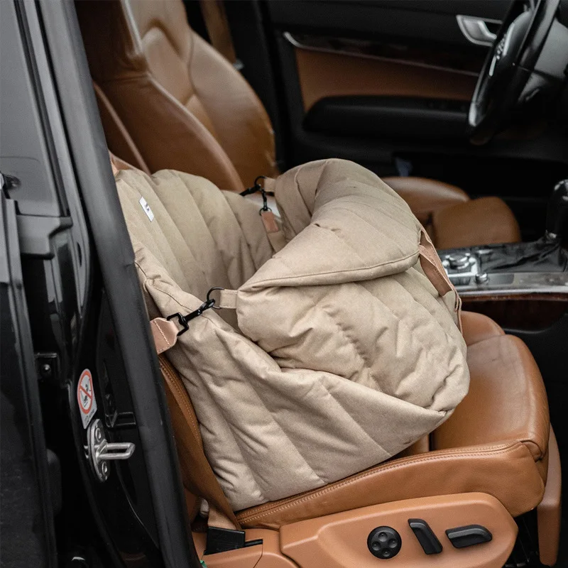Dog Carrier Bag - Car Seat Cover For Dog 2 In 1