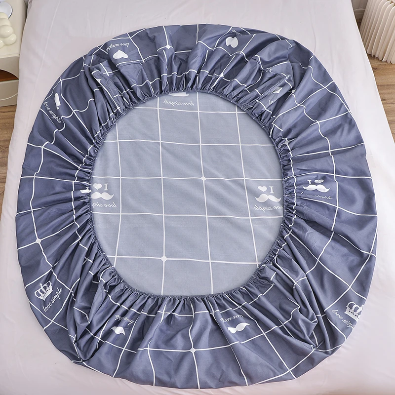 High Quality Fitted Sheet 90/180/150x200 Cm Mattress Cover Elastic Band Bed Sheet Queen King Size No Pillowcases Included 6