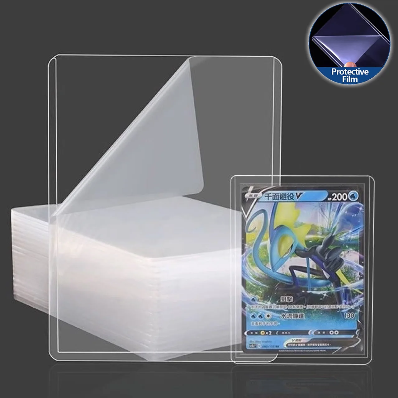 Hard Card Sleeves Anti Scratch Holder Protector Fit For YuGiOh Pokemon Sports Collect Cards Storage Toy 25-100pcs