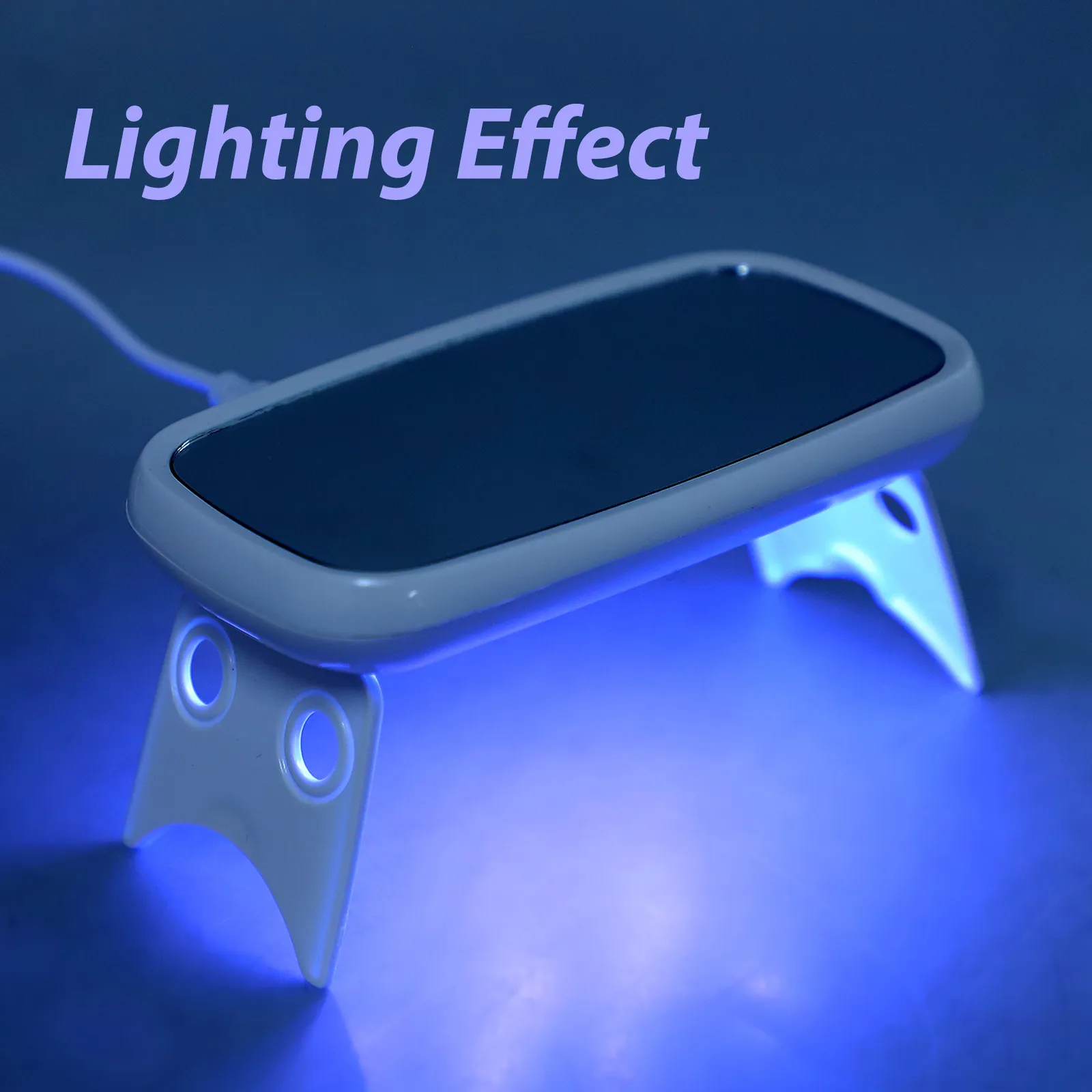 세련된 핑크 미니 LED 네일 램프 젤 네일 건조기 가정용 빠른 경화 매니큐어 램프 탁상용 젤 폴리쉬 라이트 1세트