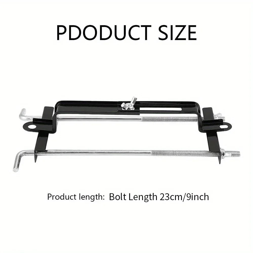 Support de batterie voiture réglable, installation facile et maintien sécurisé