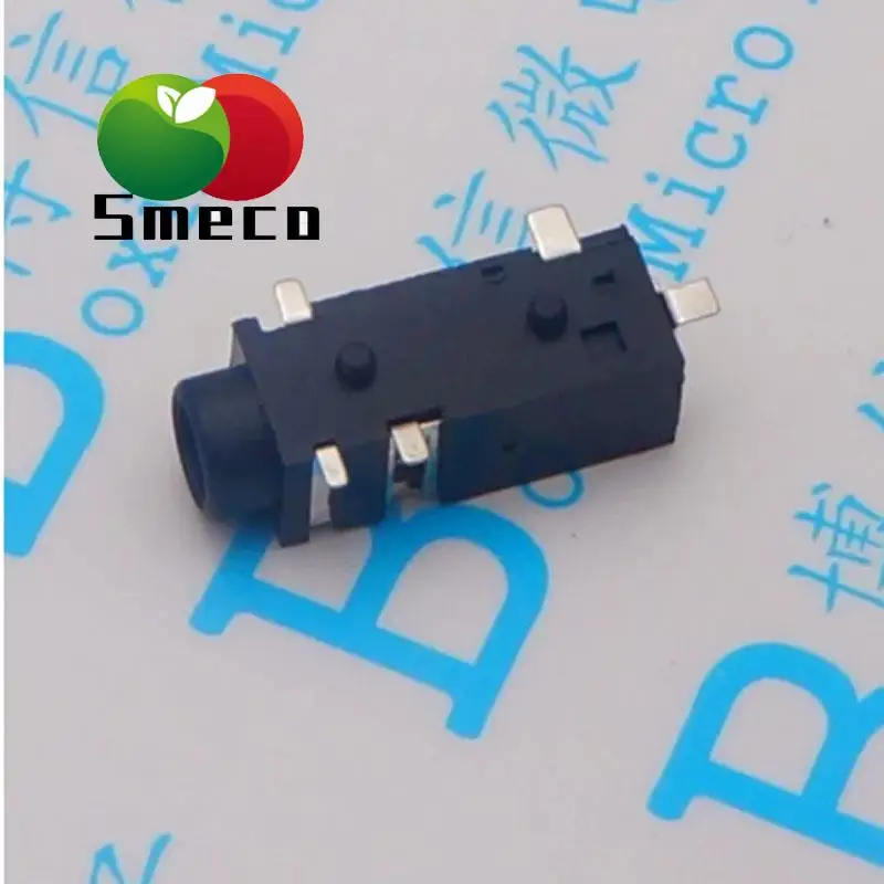 

5pcs 3.5mm Female Audio Connector 5 Pin SMT SMD Headphone Jack Socket PJ-328