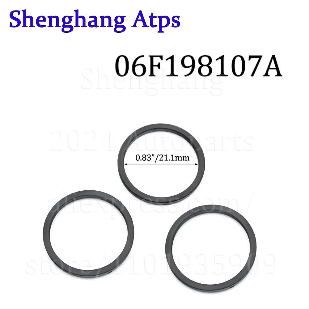 3pcs Timing Chain Housing Oil Control Seal O-Ring for Audi A3 A4 A6 TT VW Jetta GTI Passat Golf R 2.0L 06F198107A 06F 198 107 A
