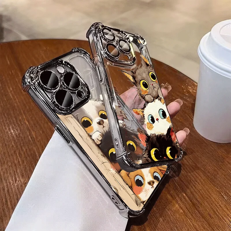 Adorable Kitten Puppy Pet Silicone Phone Case