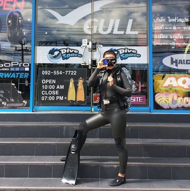 Gull 3MM Neoprene Wetsuit Men Surf Scuba Diving Suit Equipment