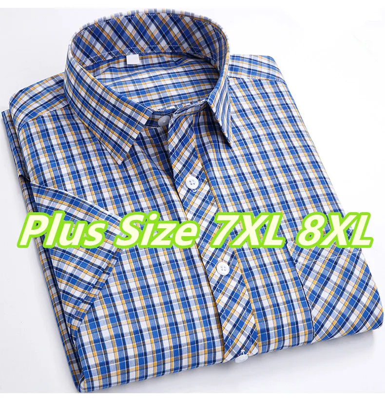 PJ PAUL JONES Camicia da uomo a maniche corte con bottoni, stile casual