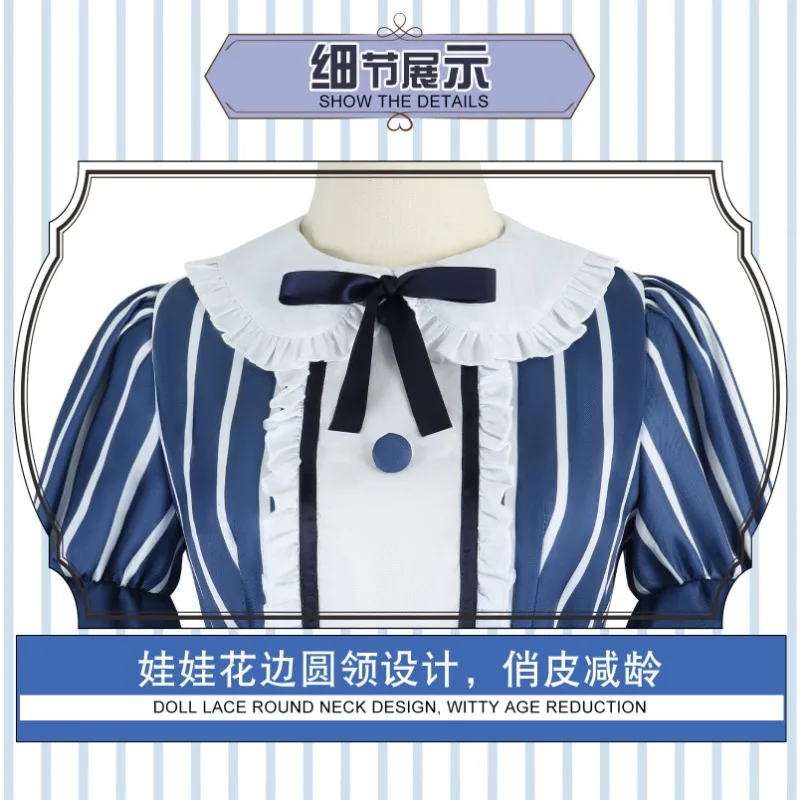Cafe Terrace and Its Goddesses Aoi Waitress Uniform Cosplay Costume