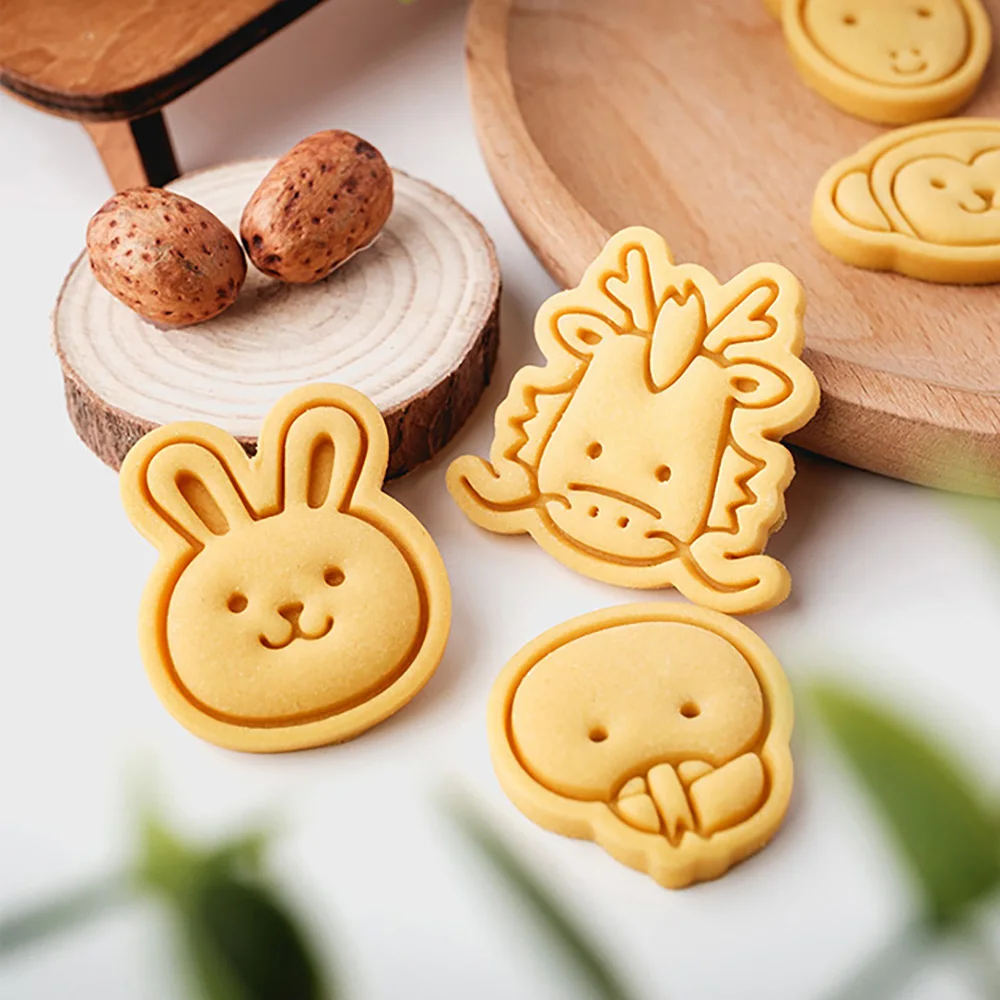 Description Picture 5 of itemCartoon Animal Cookie Mold 3D Cookie Molds Cutter Cake Decorating DIY Baking Tool