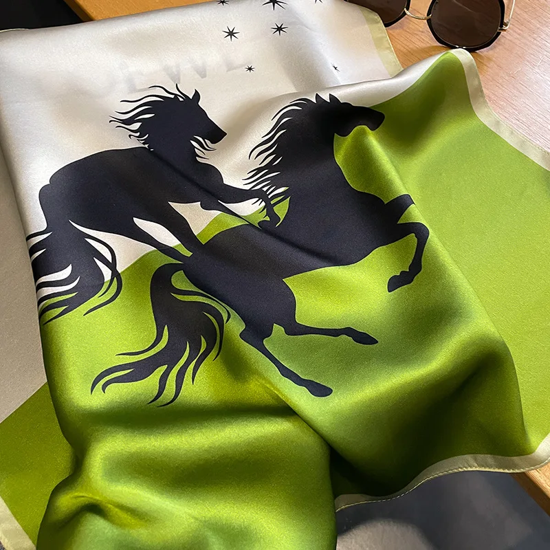 Decorative 100% Real Silk Scarf 53cm Square