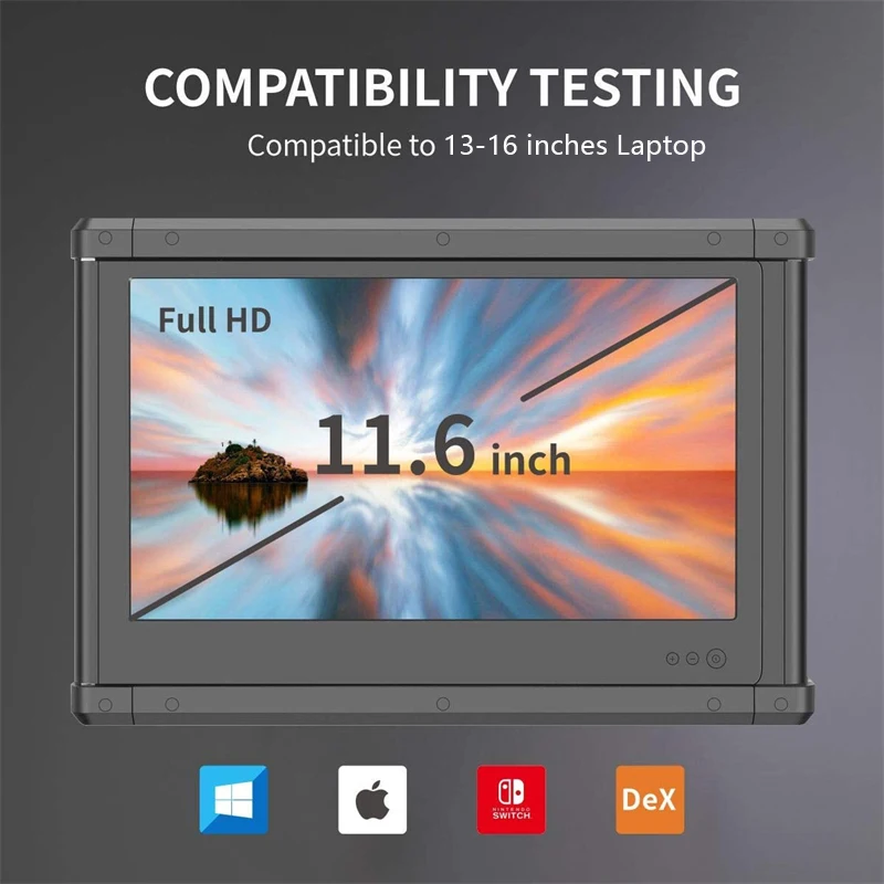 Ofiyaa P2 Dual Portable Monitor Laptop 