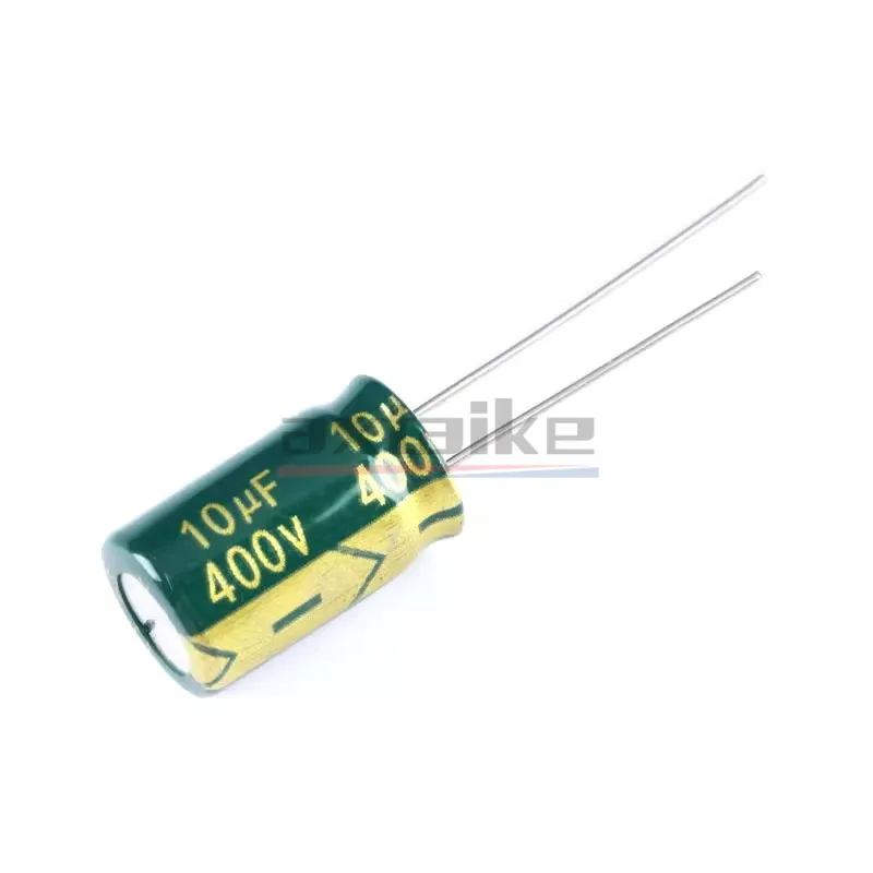 10/20/50PCS Aluminum Electrolytic Capacitor 10UF 50V 100V 250V 400V 450V 5*11MM 8*12MM 10*17MM High Frequency Low ESR DIP