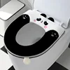 Cute Panda Toilet Seat Home Four Seasons Universal Winter warm Closestool Cushion Zipper sofa Toilet Seat pad mats potty covers 1