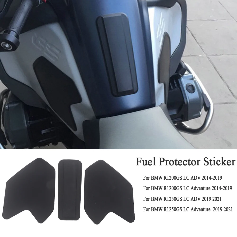 

For BMW R1200GS R1250GS LC ADV R 1200 GS Adventure 2014-2021 Motorcycle Side Tank Pad Oil Gas Fuel Protector Cover Sticker Decal