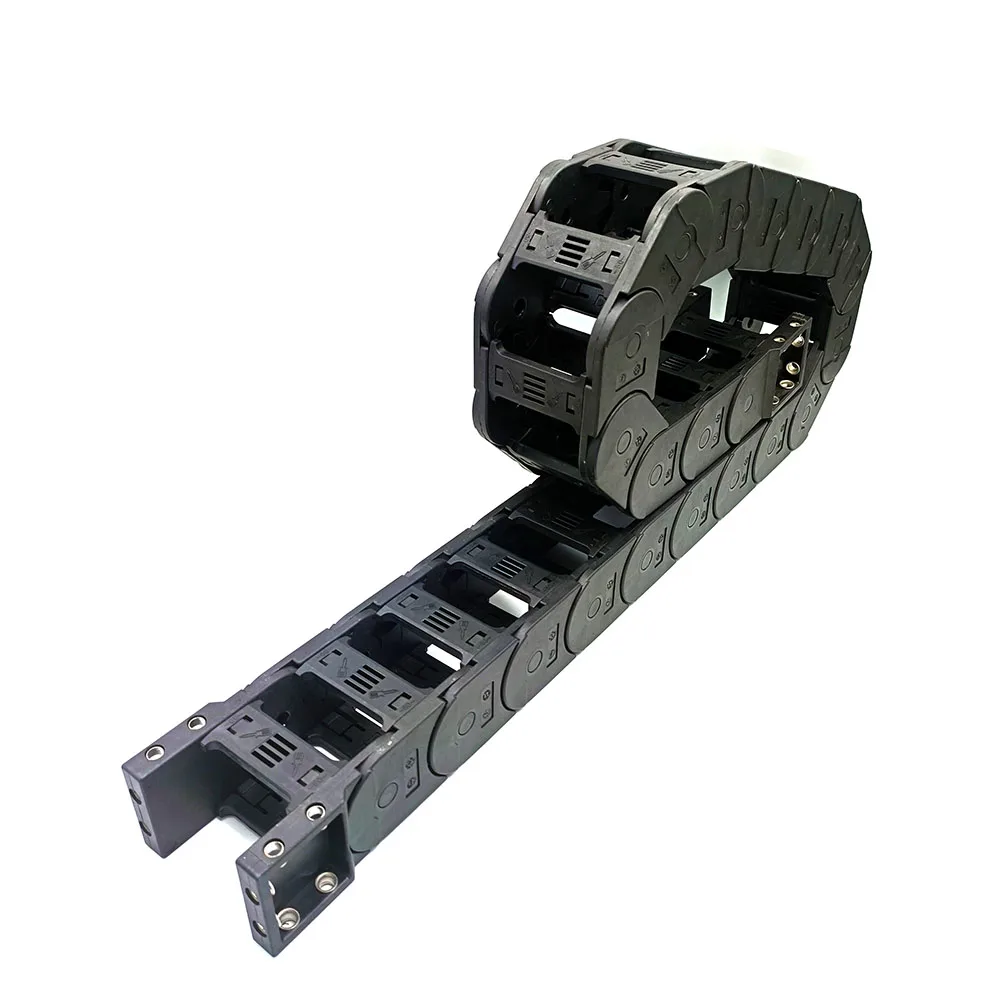 YCHEN 30 Series 1 Meter Plastic Drag Chain Holder Bridge Type Open On Both Sides Cable Protection Engineering Nylon Towline