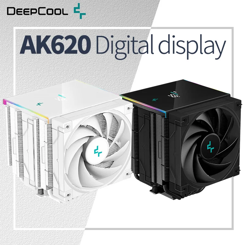 DeepCool-AK620デジタルダブルタワーCPUエアクーラー,6つの