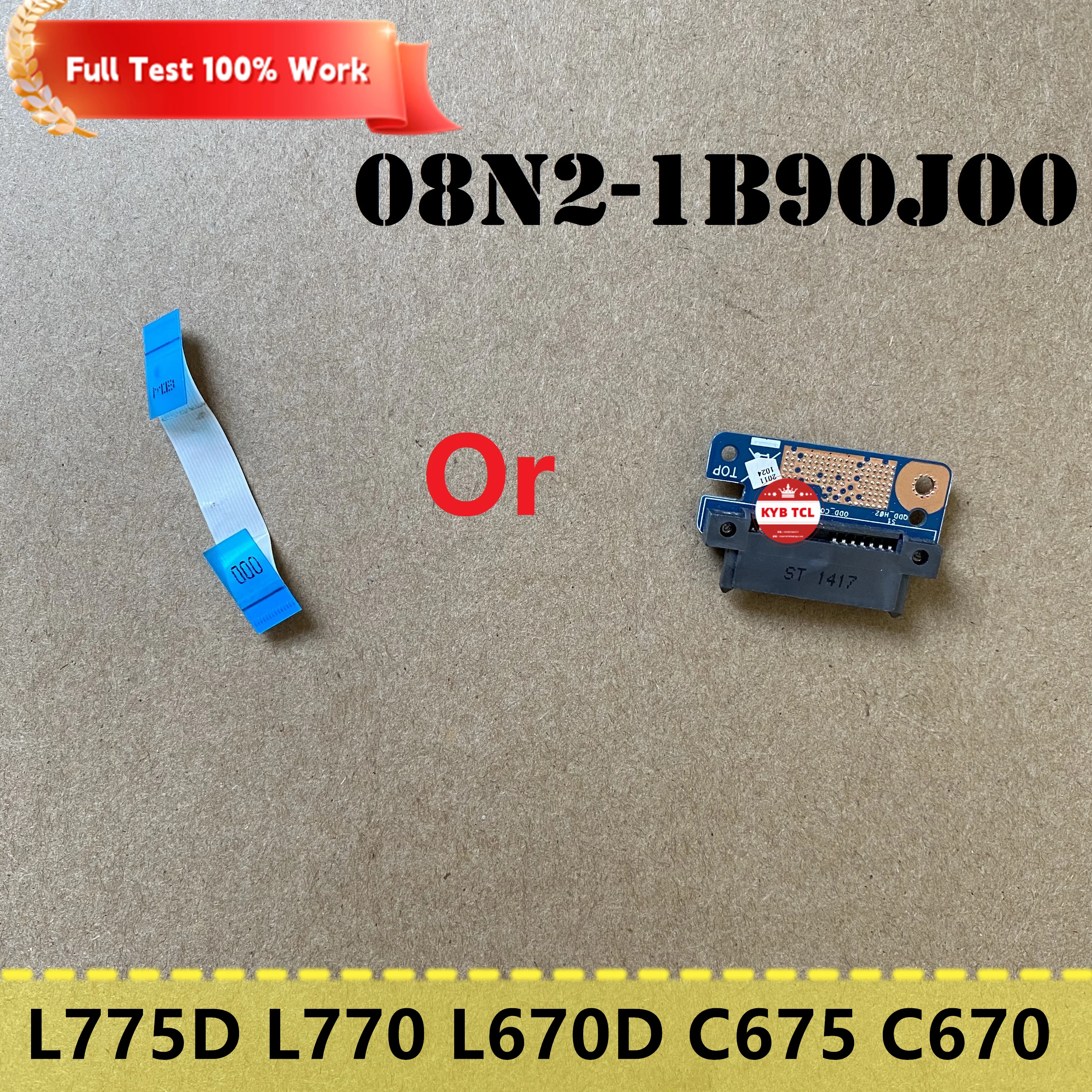 SATA ODD оптический DVD-привод, соединительная плата с кабелем 08N2-1B90J00 для Toshiba Satellite L775D-S7132 L775D L770 L670D C675 C670