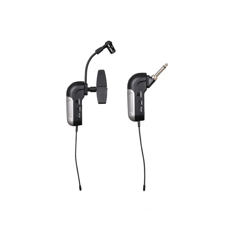 サックス＆トランペット用ワイヤレスマイク Amazon | KIMAFUN 2.4Gワイヤレス サックス マイク クリップオン楽器用