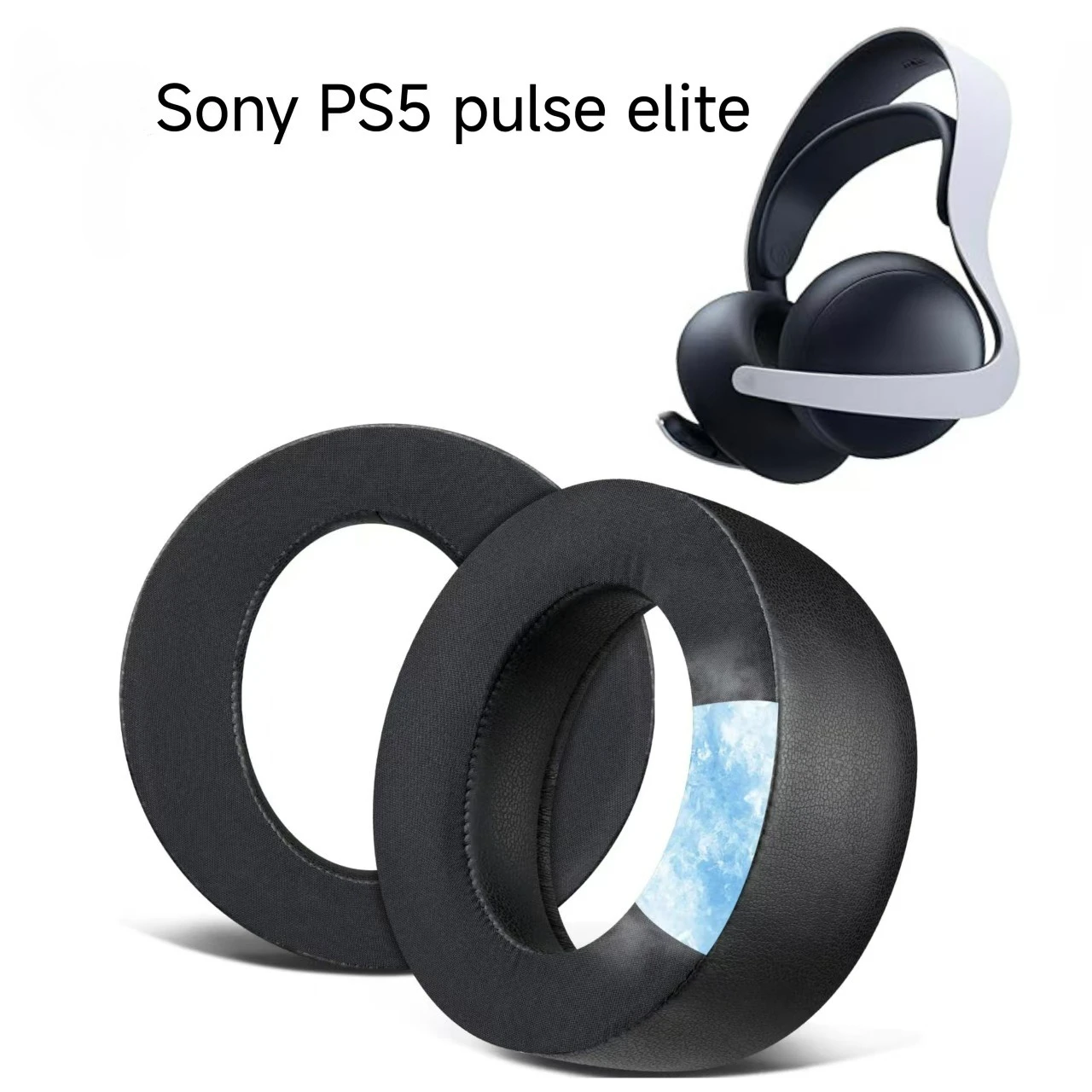 Cooling Ice Gel Earpads for Sony ps5 Playstation Pulse Elite Headphones Replacement Ear Cushions Ear Pads Ice Earmuffs
