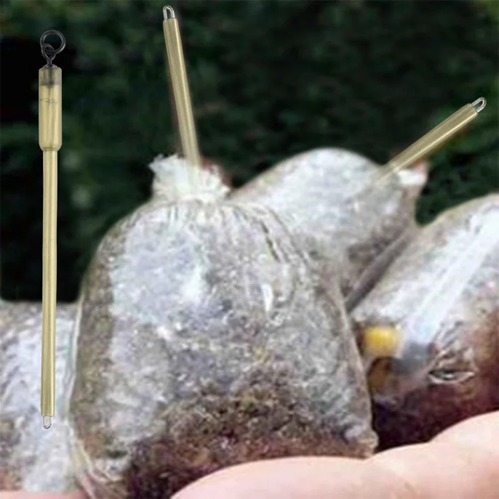 10Pcs Carp Outline Solid Bag Stems Long PVA Bag Stems Carp Fishing Solid Bag Tail Rubbers Terminal Tackle Accessories