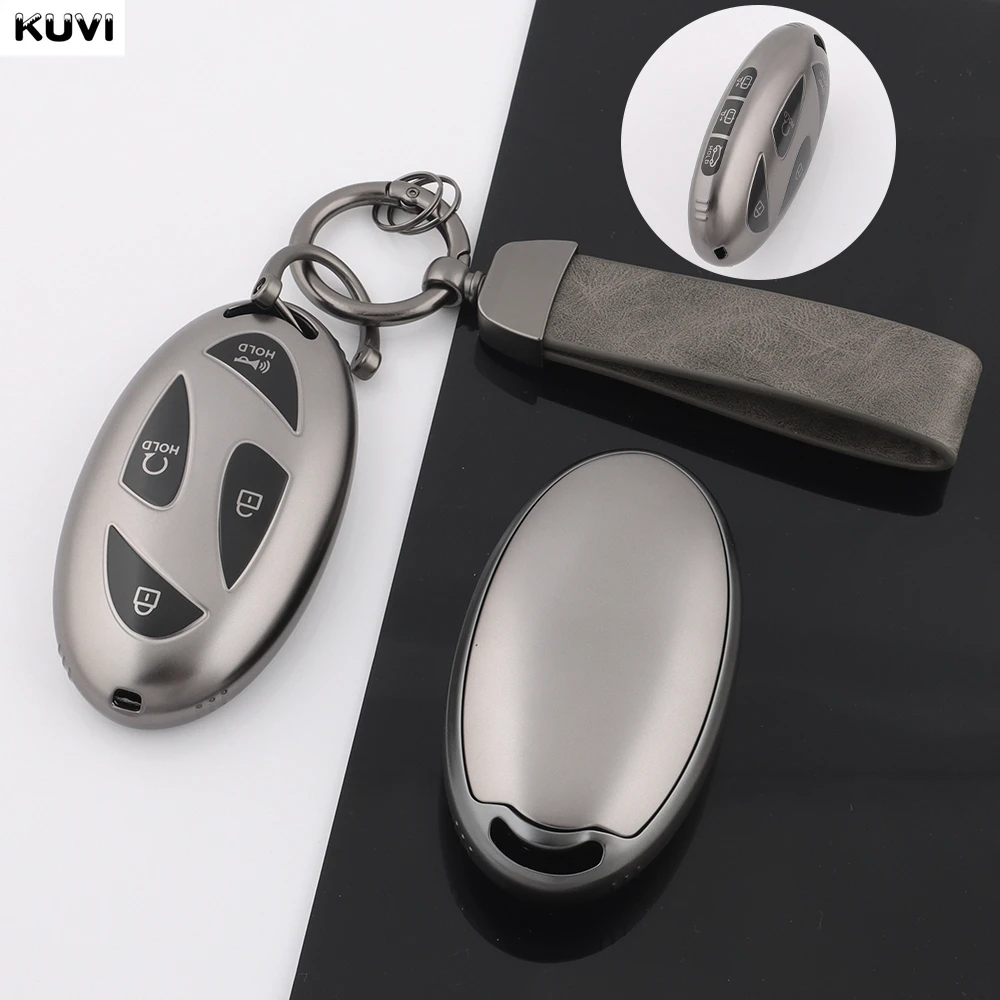 Fashionable TPU Car Remote Key Case Cover with Keychain