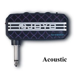 Portable Mini Headphone Amplifier with 6 Sound Effects for Bass & Electric Guitars (JA-03 Acoustic)