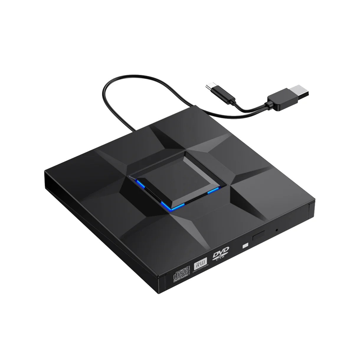 

Внешний CD-и DVD-плеер, устройство для чтения дисков и игр, USB 3,0 Type C