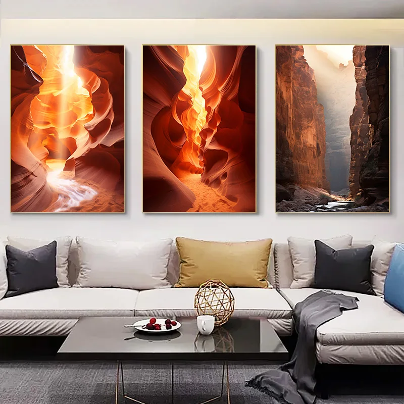 

Nature Wall Decoration Poster 1pcs Home Decor Interior Paintings Valley Artistic Conception Canvas Painting Decor for Room Art