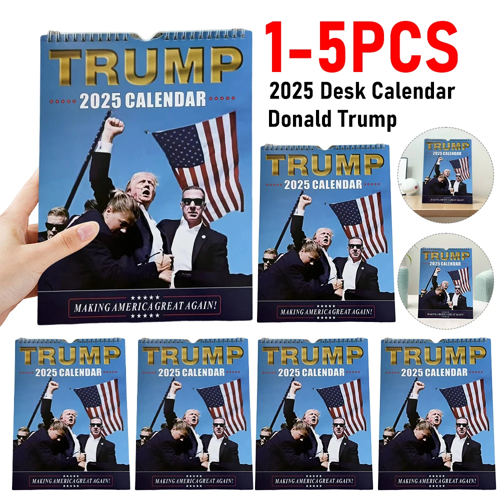 12 Month Calendar Donald Trump Desk Calendar Trump Shooting Monthly Shooting Makes Me Stronger